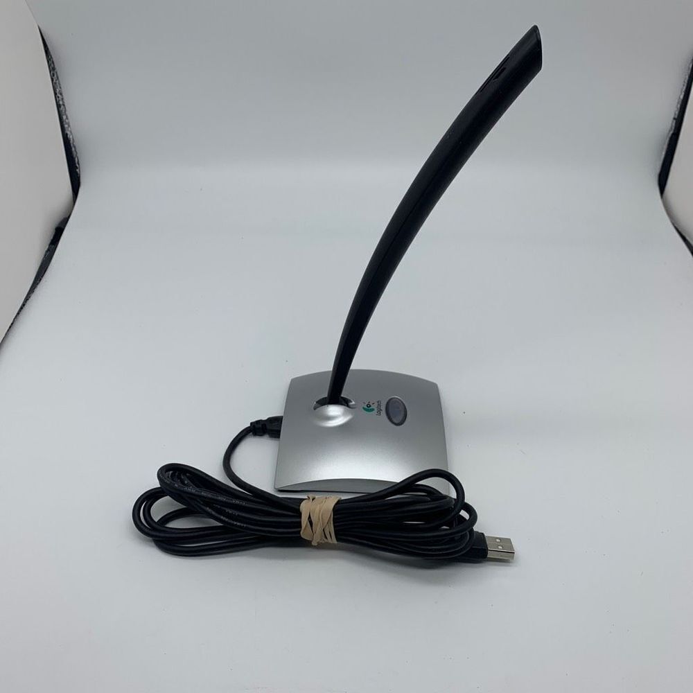 Logitech USB Desktop Microphone Mic USB Pivoting Tested - Picture 2 of 3
